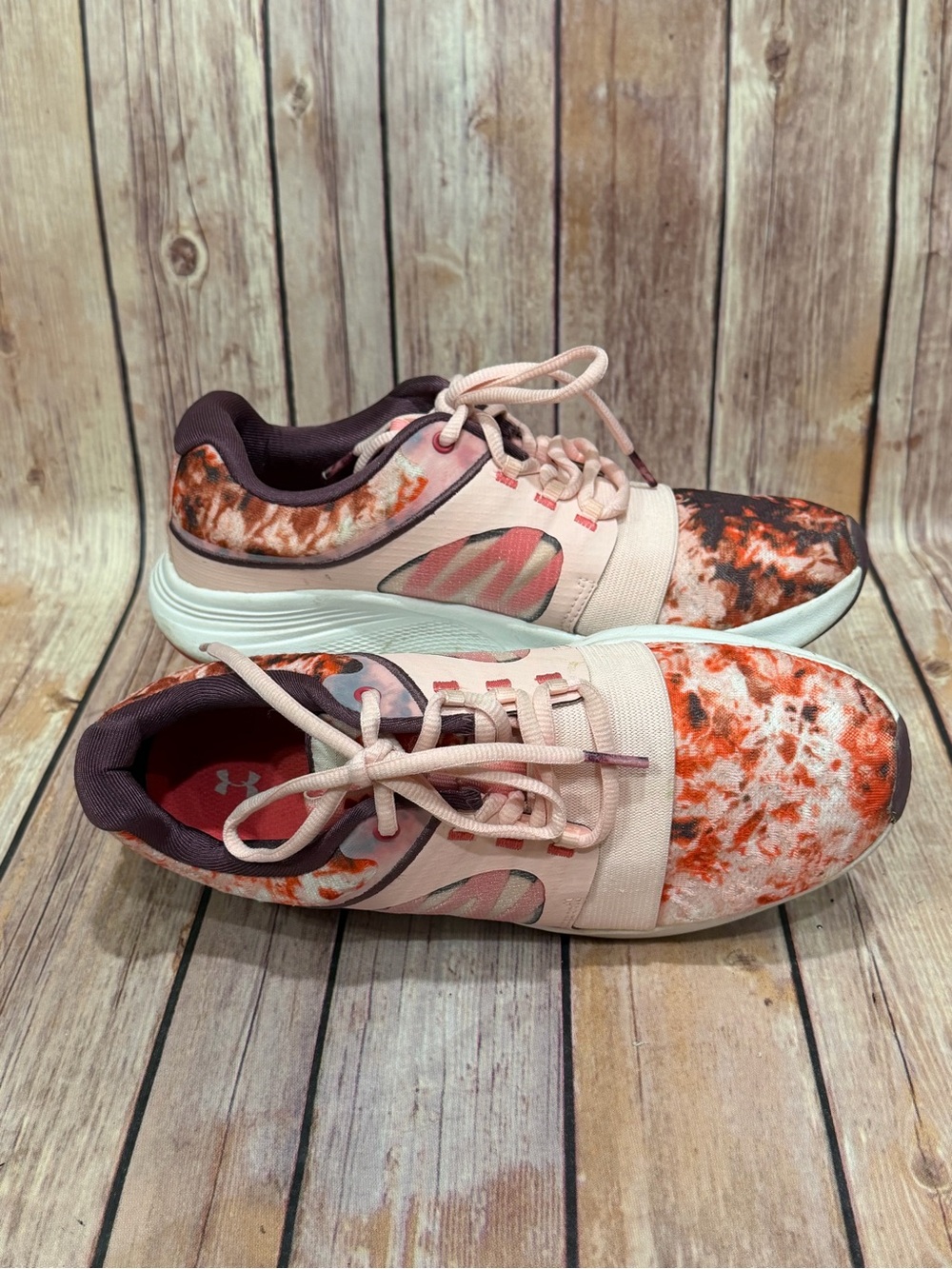 Under Armour Women's Charged Breathe Bliss Cushioning Multi-Color Sneakers size8